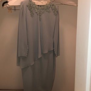 Teal Size 16 Ursula of Switzerland Dress
